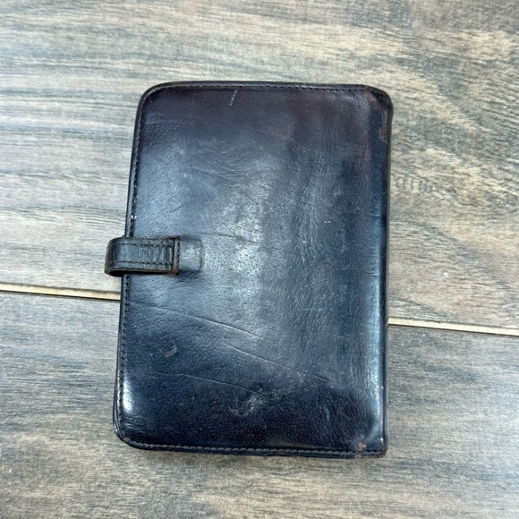 Vintage Coach Planner Brown Leather Compact Personal Binder - Picture 2 of 6